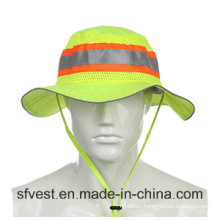 Road Safety Equipment High Visibility Bucket Hat Fishing Hats Caps Workwear Fishing Cap Outdoor Headwear